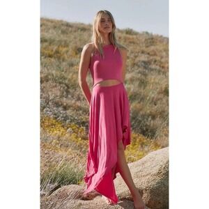 Free‎ People FP Beach Bethany Midi Dress Size XS Pink